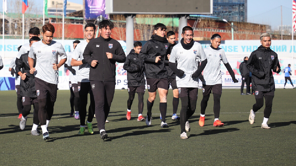 ช้างศึก U23 ซ้อมมื้อสุดท้าย "โค้ชโย่ง" มั่นใจลูกทีมคว้าชัย ช้างศึก U23 ซ้อมมื้อสุดท้าย "โค้ชโย่ง" มั่นใจลูกทีมคว้าชัย