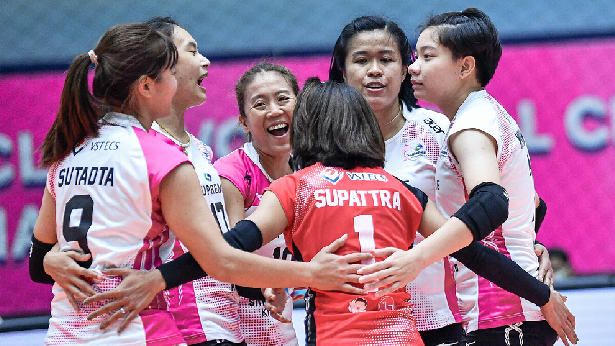 สุพรีมฯ คว่ำ ไซปา 3 เซต คว้าที่ 3 ศึกชิงแชมป์สโมสรเอเชีย