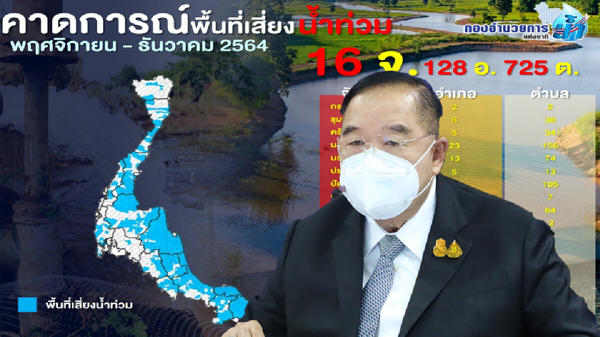 บิ๊กป้อม สั่งหน่วยงานเตรียมรับมือฤดูฝนภาคใต้ บิ๊กป้อม สั่งหน่วยงานเตรียมรับมือฤดูฝนภาคใต้