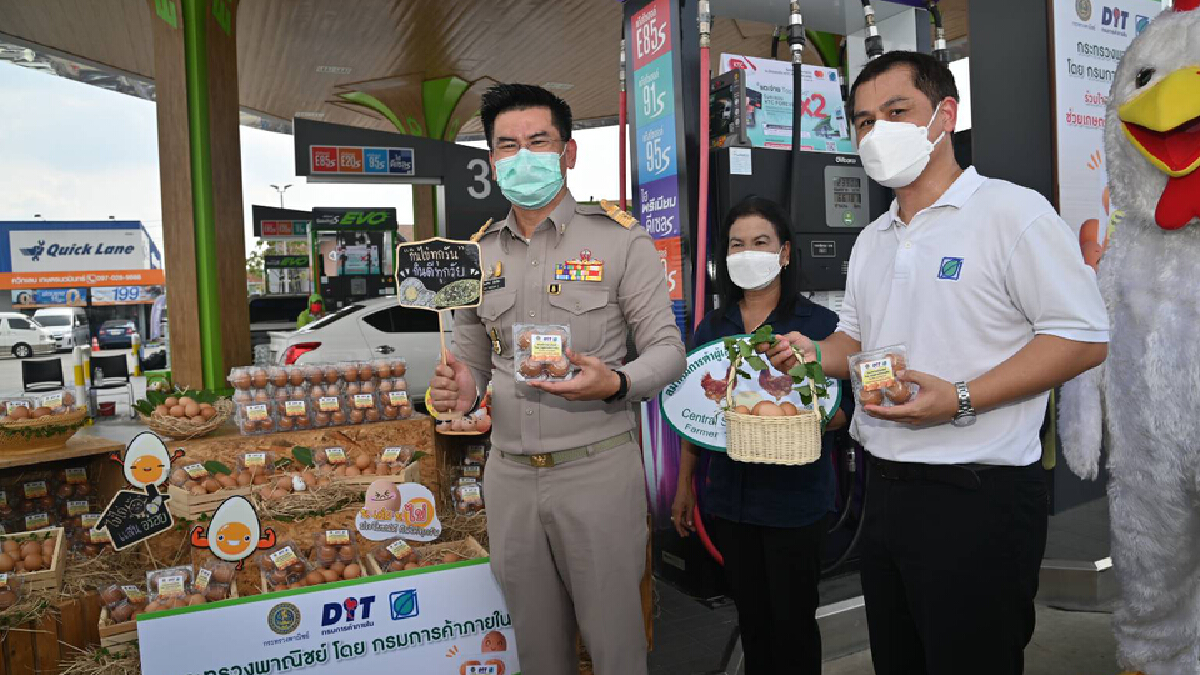 พาณิชย์จับมือ 3 ปั๊มจัดโปรฯ เติมน้ำมันแถมไข่แก้ล้นตลาด พาณิชย์จับมือ 3 ปั๊มจัดโปรฯ เติมน้ำมันแถมไข่แก้ล้นตลาด