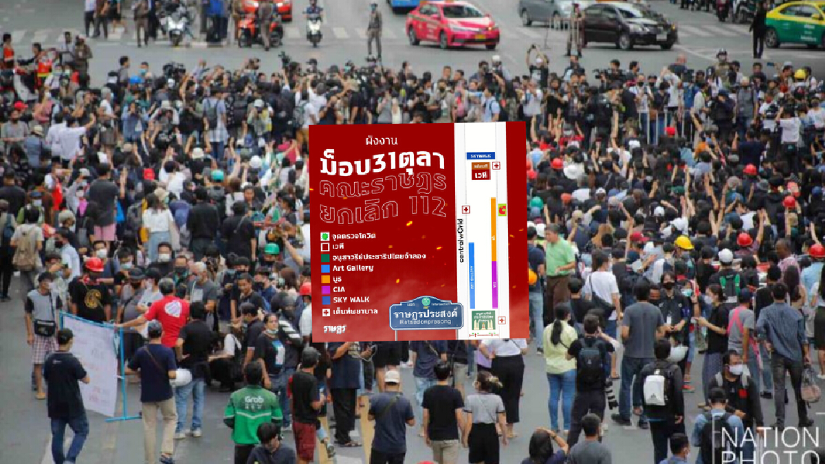 วันนี้มีม็อบ “ทะลุฟ้า” นัดชุมนุม 16.00 น. แยกราชประสงค์ จี้ยกเลิกม.112 วันนี้มีม็อบ “ทะลุฟ้า” นัดชุมนุม 16.00 น. แยกราชประสงค์ จี้ยกเลิกม.112