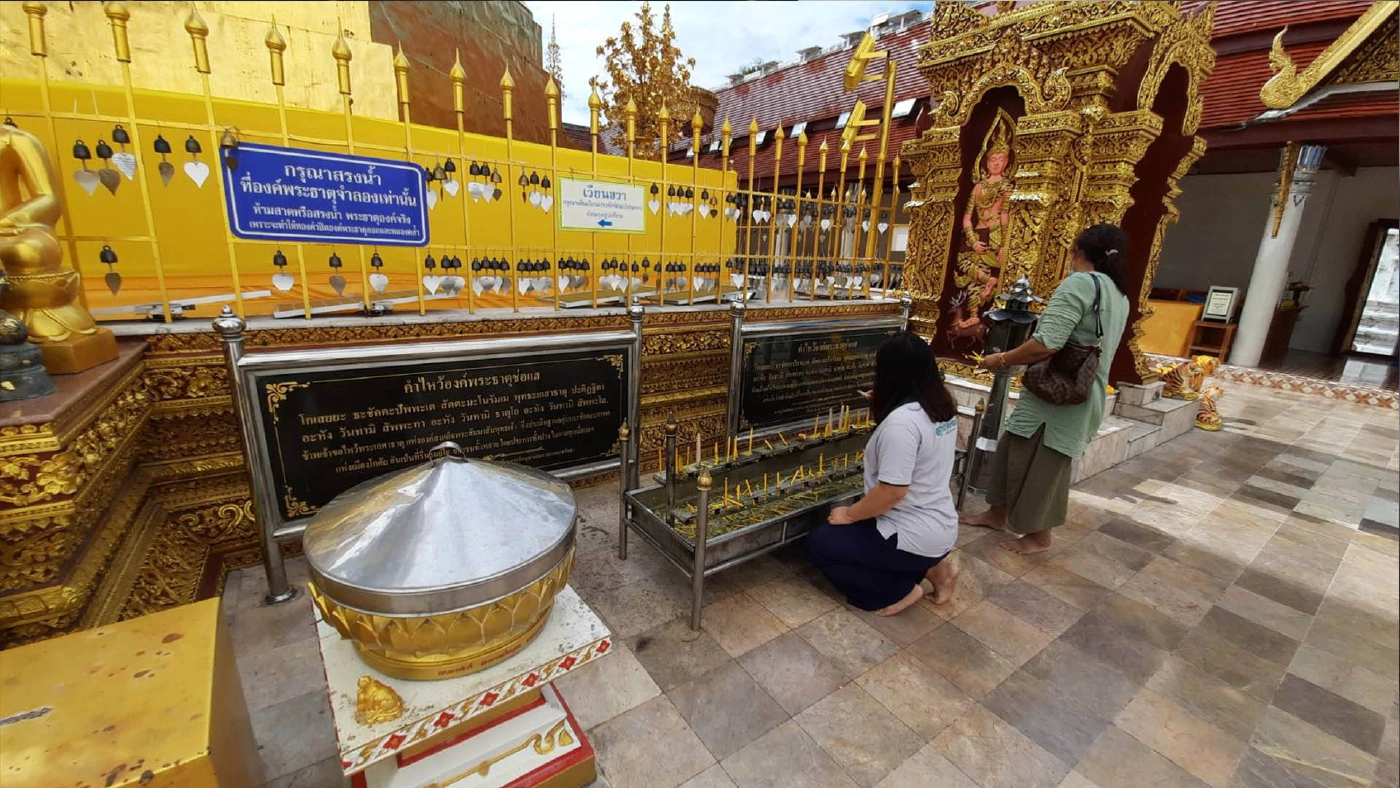 เตรียมบูรณะองค์พระธาตุช่อแฮ-พบรอยปริแตก