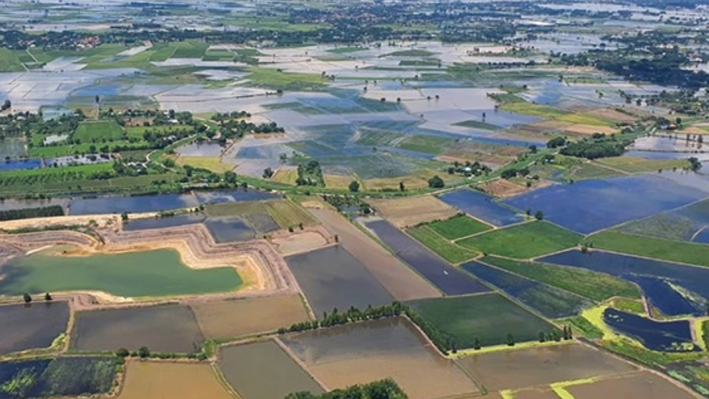 น้ำท่วมนาข้าว ปี 64 คาดเสียหาย 6,300 - 8,400 ล้านบาท