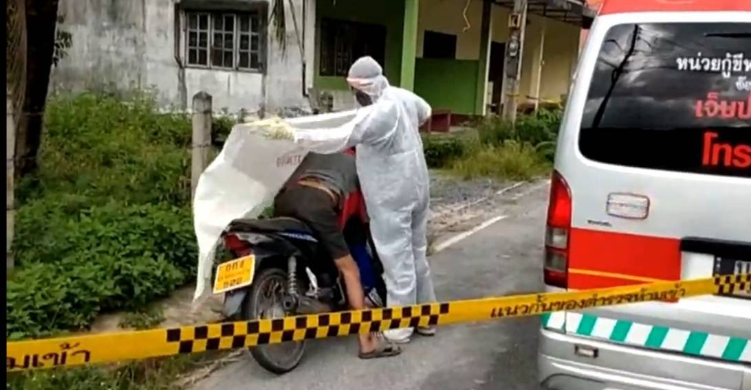 วินจยย.รับจ้างติดโควิดเสียชีวิตคารถ วินจยย.รับจ้างติดโควิดเสียชีวิตคารถ