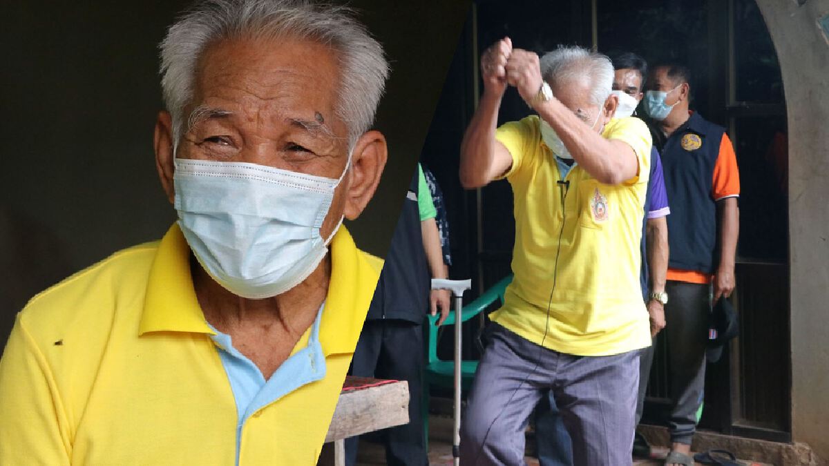ปาฏิหาริย์! คุณตา 74 ปี ฉีดวัคซีน "ซิโนแวค" กลับมาเดินได้อีกครั้ง ปาฏิหาริย์! คุณตา 74 ปี ฉีดวัคซีน "ซิโนแวค" กลับมาเดินได้อีกครั้ง