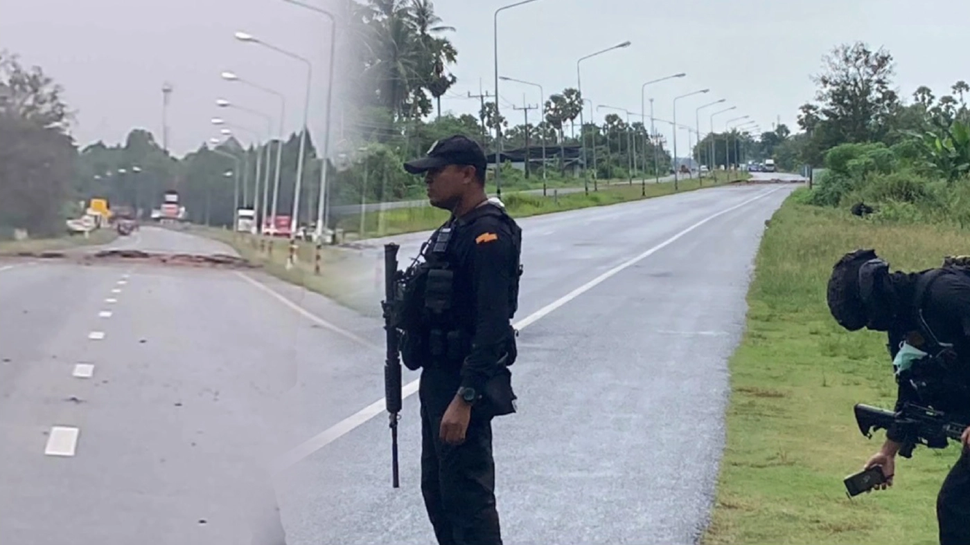 คนร้ายลอบบึ้มรถทหารพรานพลาดเป้า-ไร้เจ็บ