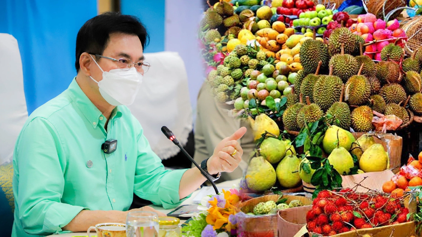 จุรินทร์ เดินหน้าบริหารจัดการผลไม้เชิงรุกจังหวัดชายแดนใต้ ดันยอดส่งออก