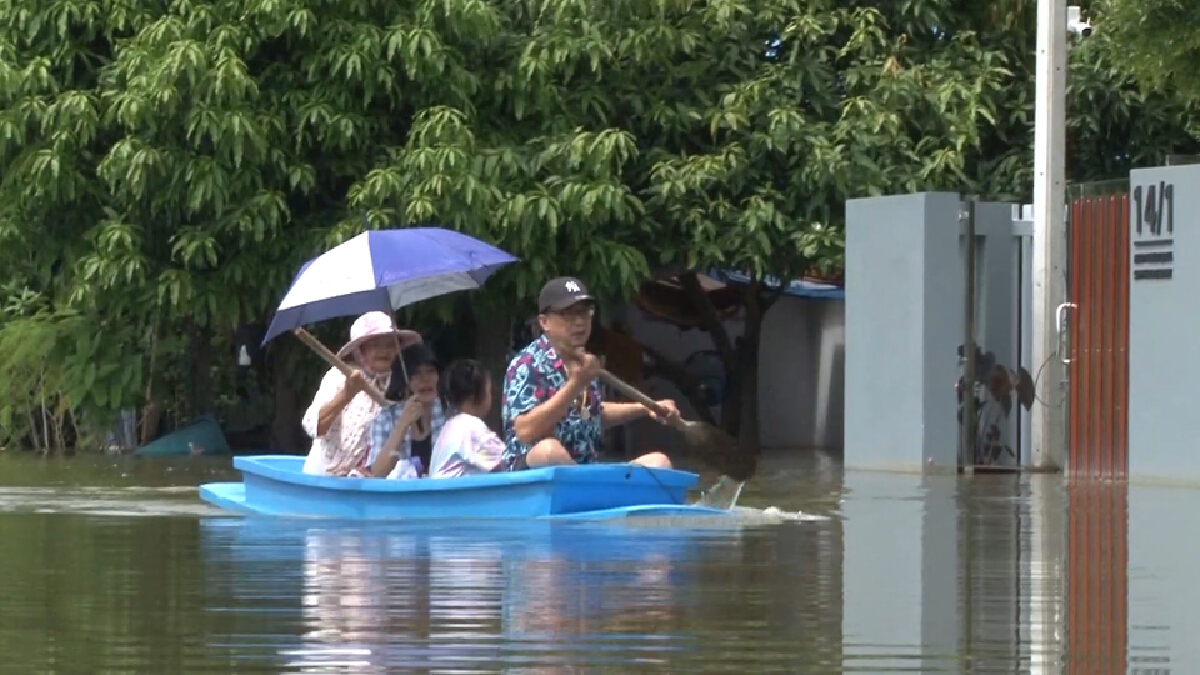 สถานการณ์น้ำลุ่มเจ้าพระยามีแนวโน้มลดลงอย่างต่อเนื่อง