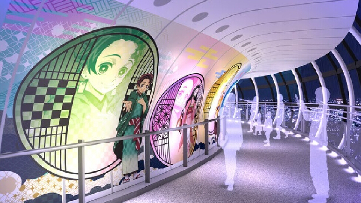 ญี่ปุ่นเอาใจสาวกอานิเมะ พา Demon Slayer บุก Tokyo Skytree