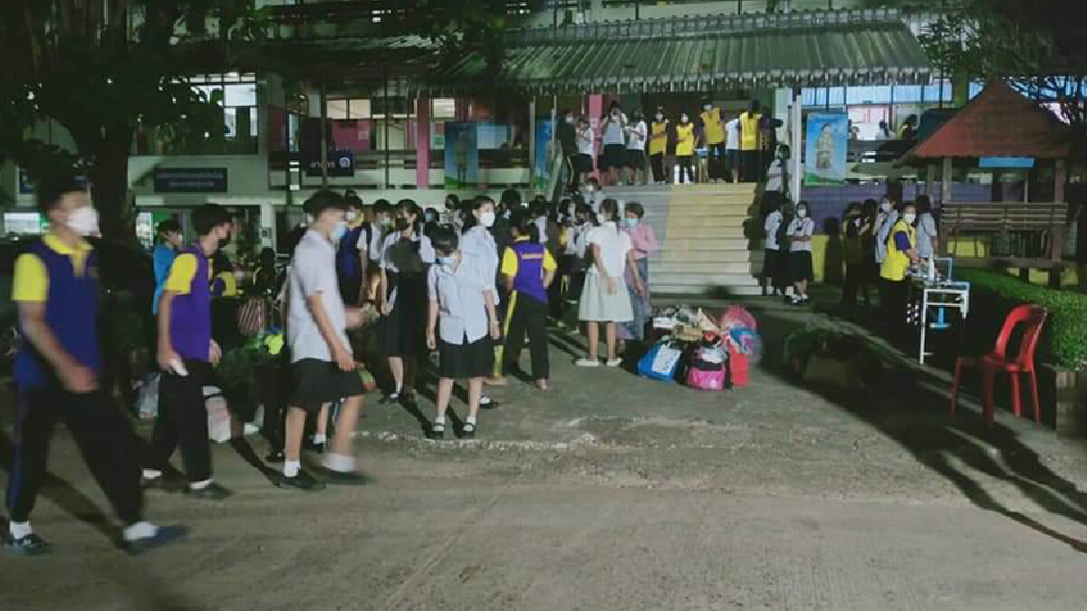 อัปเดต! ไม่พบโควิดหลังกักตัวทั้งนักเรียนคำสร้อยพิทย์ฯ กว่าพันคน