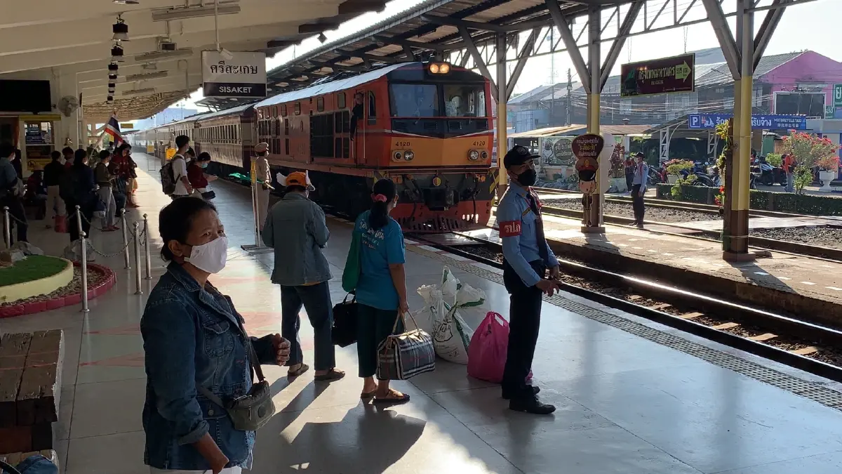 ศรีสะเกษ ตรวจเข้มผู้มีสิทธิ์เดินทางกลับมาเลือกตั้ง อบต.
