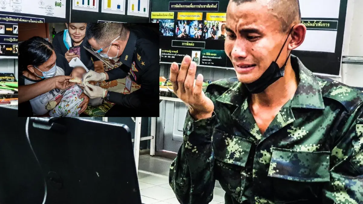 ประทับใจ! “ผบ.ร.3 พัน.3” เยี่ยมบ้านทหารใหม่ ให้วิดีโอคอลกับลูกเพิ่งคลอด