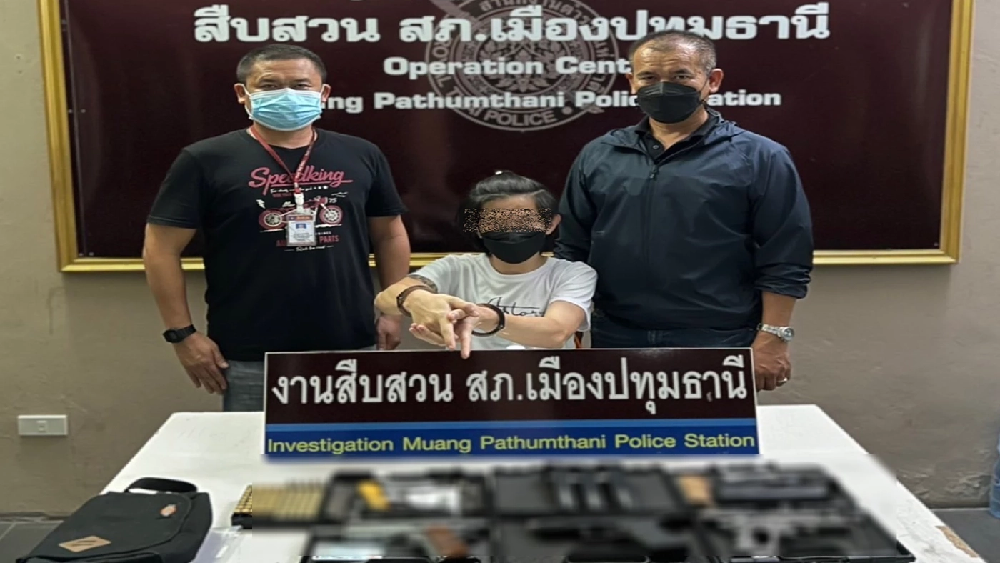 จับขาโจ๋เมืองปทุมฯทำปืนเถื่อนขายออนไลน์ ผ่านกลุ่มไลน์-เฟสบุ๊ค