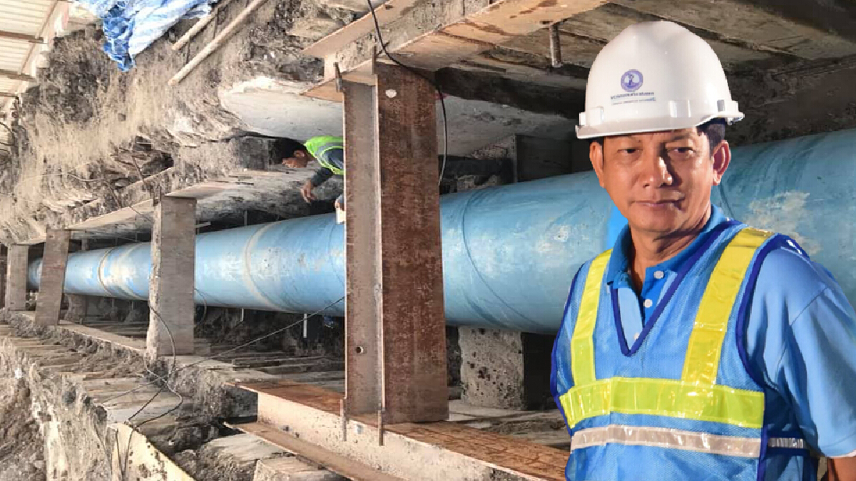 กปน. เร่งวางท่อประธานใหม่ ตามแนวรถไฟฟ้า เพิ่มศักยภาพการจ่ายน้ำประปา กปน. เร่งวางท่อประธานใหม่ ตามแนวรถไฟฟ้า เพิ่มศักยภาพการจ่ายน้ำประปา