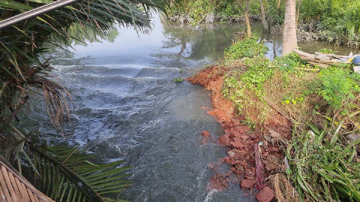เขื่อนคันดินพัง ชาวบ้านเดือนร้อนกว่า 1000 ครัวเรือน