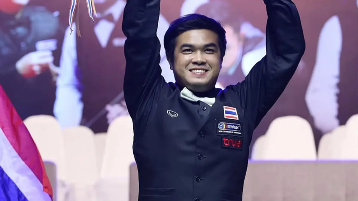 "นุ้ก คอนหวัน"ผงาดแชมป์สนุกเกอร์ 6 แดงครั้งแรก "นุ้ก คอนหวัน"ผงาดแชมป์สนุกเกอร์ 6 แดงครั้งแรก