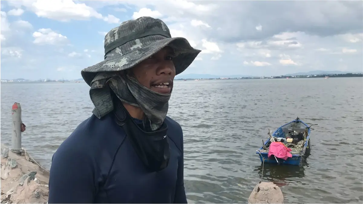 หนุ่มกัมพูชาลงงมหอย เครื่องเรือดับขาดอากาศหายใจสิ้นใจกลางทะเล