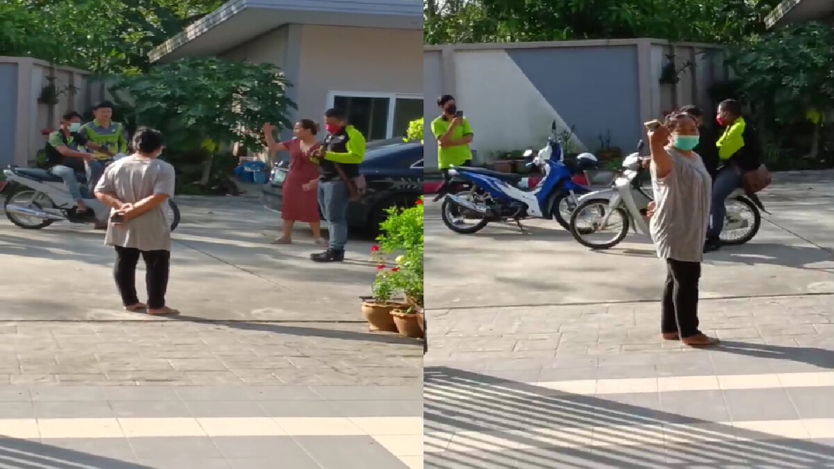 จอดรถขวางแถมบุกด่าชาวบ้านถึงบ้าน อวดรวยจะทำไม