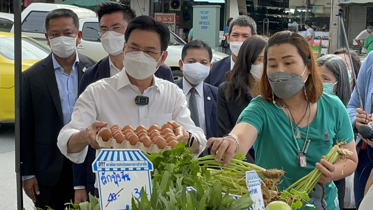 ‘จุรินทร์‘ ส่งรถ 50 คันขายผัก 1 เดือนแก้แพง