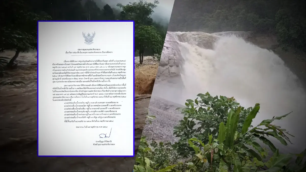 อุทยานแห่งชาติเขาหลวง แจ้งปิดการท่องเที่ยว 6 น้ำตก หลังฝนตกหนักต่อเนื่อง อุทยานแห่งชาติเขาหลวง แจ้งปิดการท่องเที่ยว 6 น้ำตก หลังฝนตกหนักต่อเนื่อง