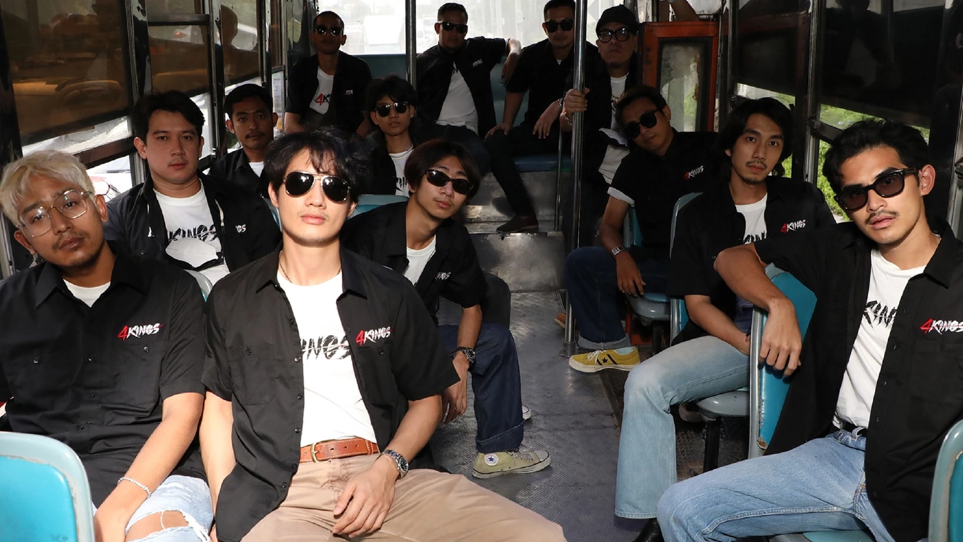 เป้ อารักษ์!! ยกพวกอาชีวะตั้งโต๊ะแถลงข่าวหนัง 4KINGS