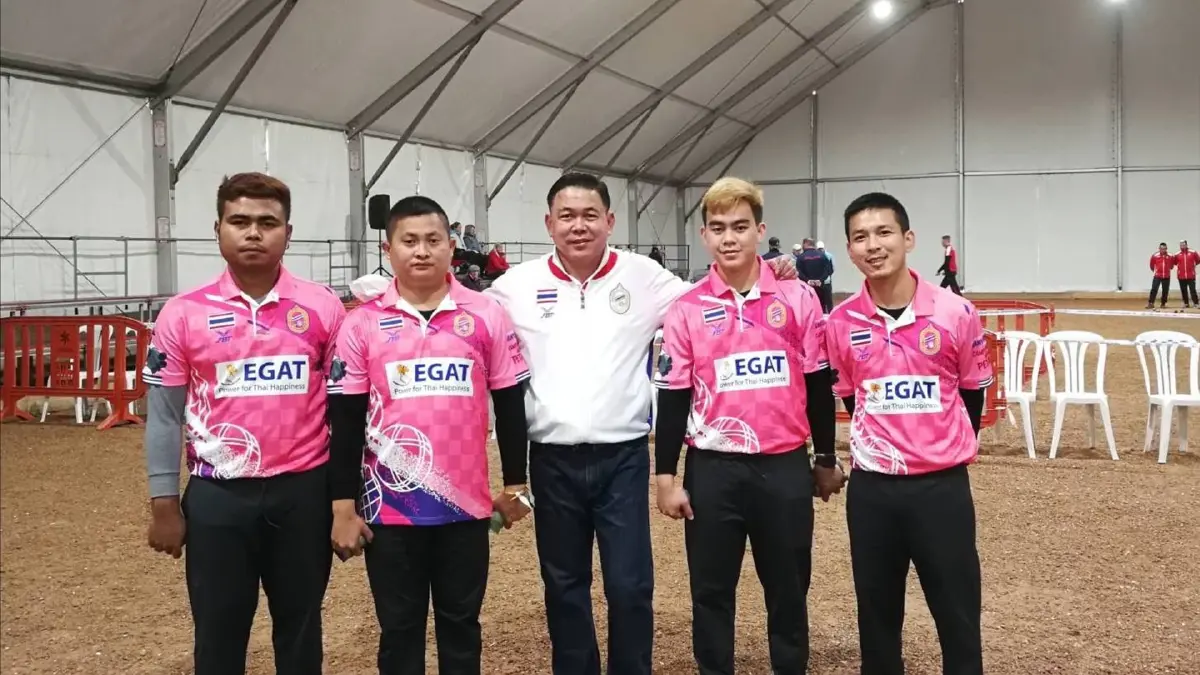 หนุ่มไทยชวดทองแดงประเภททีมศึกเปตองโลกที่สเปน หนุ่มไทยชวดทองแดงประเภททีมศึกเปตองโลกที่สเปน