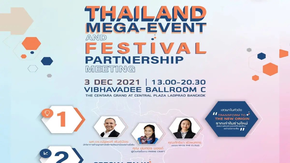 TCEB ปั้น 5 สมาคมฟื้นเศรษฐกิจไทยด้วย Mega Events & World Festival