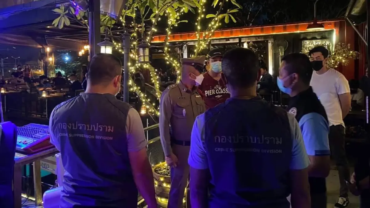 ตำรวจภูธรภาค 5 คุมเข้มต่อเนื่องสถานบริการเพื่อป้องกันการระบาดของโควิด-19