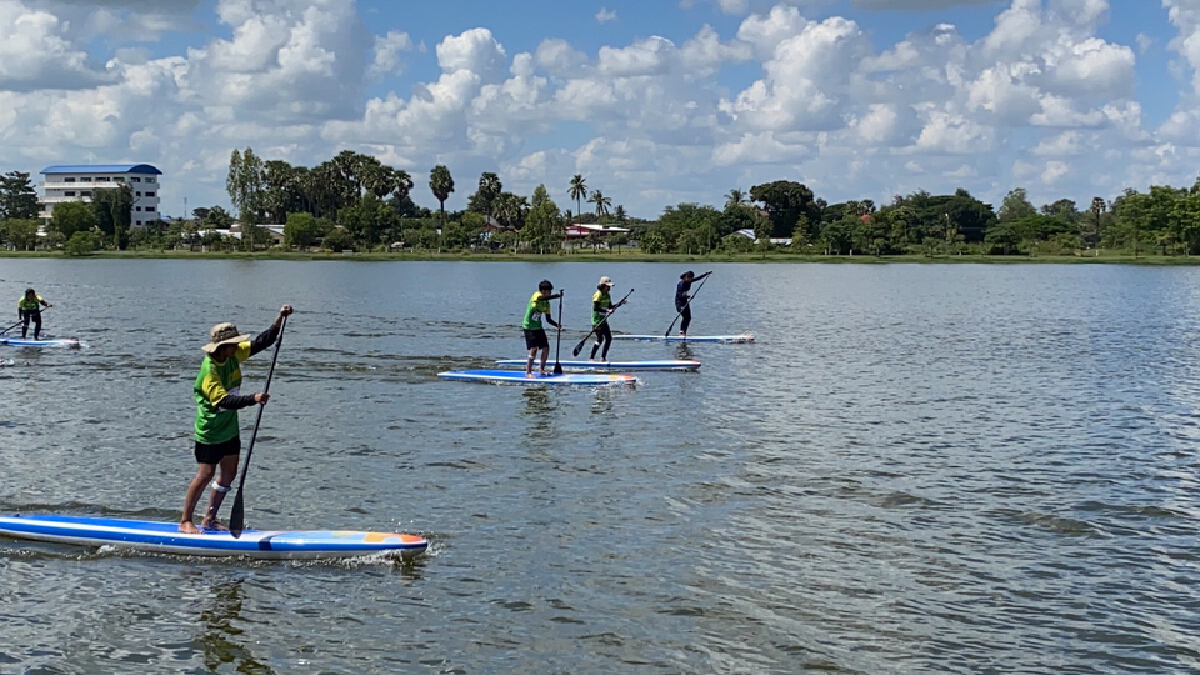 ศรีสะเกษจัดแข่งขันกีฬากระดานยืนพาย SISAKET SUP RACE 2021 ศรีสะเกษจัดแข่งขันกีฬากระดานยืนพาย SISAKET SUP RACE 2021