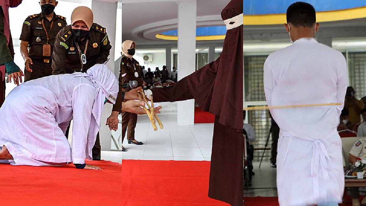 อาเจะห์เฆี่ยนคู่รักฐานมีเพศสัมพันธ์