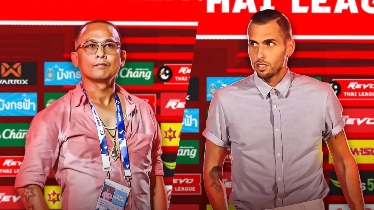 เมืองทองปะทะโคราชเสาร์นี้ "มาริโอ"เตือนห้ามประมาท-"โค้ชโจ"หวังคว้าแต้ม เมืองทองปะทะโคราชเสาร์นี้ "มาริโอ"เตือนห้ามประมาท-"โค้ชโจ"หวังคว้าแต้ม