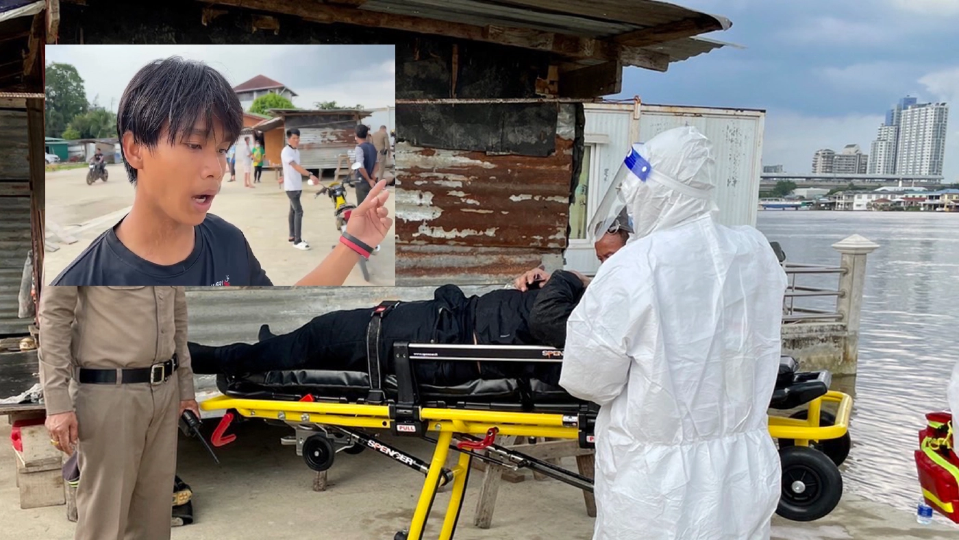 หนุ่ม 16 ปี ใจเด็ด กระโดดเจ้าพระยา ช่วยคนโดดสะพานพระนั่งเกล้า รอดปลอดภัย หนุ่ม 16 ปี ใจเด็ด กระโดดเจ้าพระยา ช่วยคนโดดสะพานพระนั่งเกล้า รอดปลอดภัย