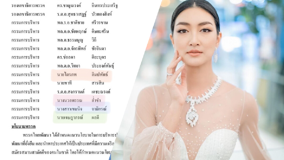 “แพนเค้ก” ลั่น!! ไม่ได้มีส่วนเกี่ยวข้องหลังมีชื่อโผล่บริหารพรรคการเมือง “แพนเค้ก” ลั่น!! ไม่ได้มีส่วนเกี่ยวข้องหลังมีชื่อโผล่บริหารพรรคการเมือง