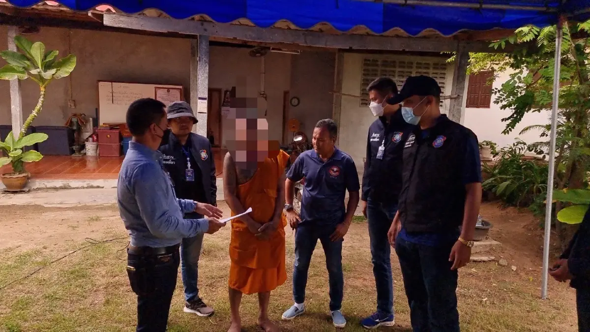 จับสึกพระ หนีคดีทำร้ายร่างกายผู้อื่นถึงแก่ความตาย