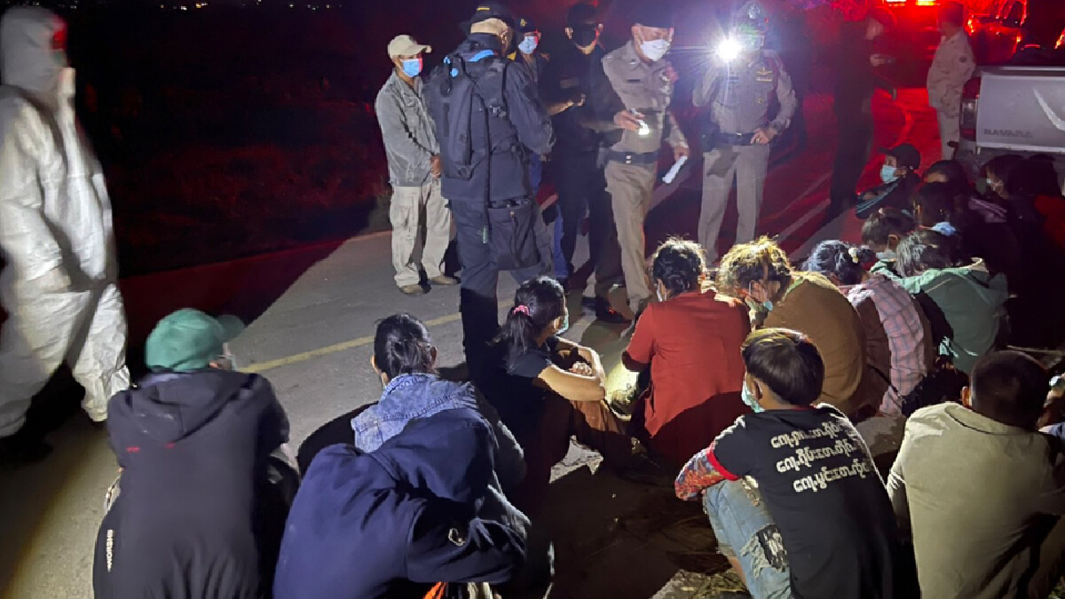 ทหารพรานตั้งด่านจับต่างด้าวได้ที่แม่อาย 20 คน