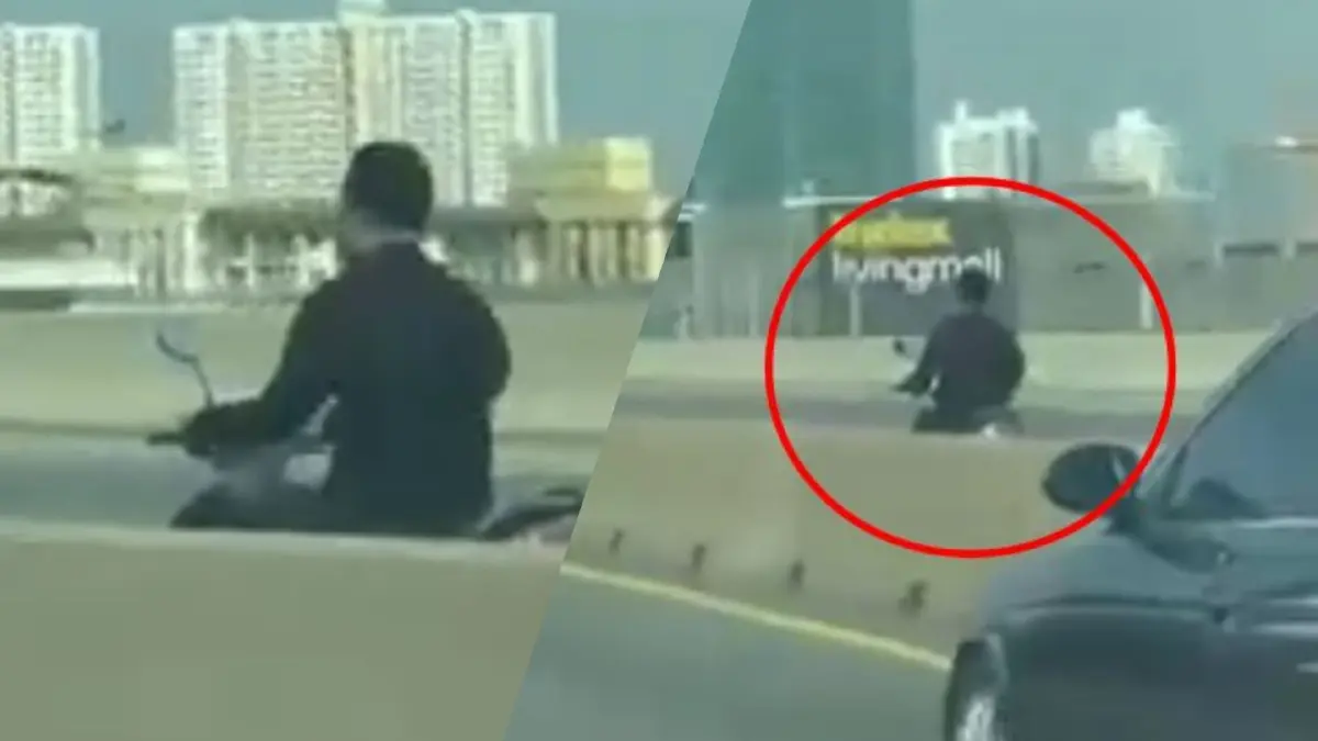 โซเชียลด่ายับ "จยย.สายเกรียน" ขี่ซิ่งย้อนศรบนทางด่วนบูรพาวิถี โซเชียลด่ายับ "จยย.สายเกรียน" ขี่ซิ่งย้อนศรบนทางด่วนบูรพาวิถี