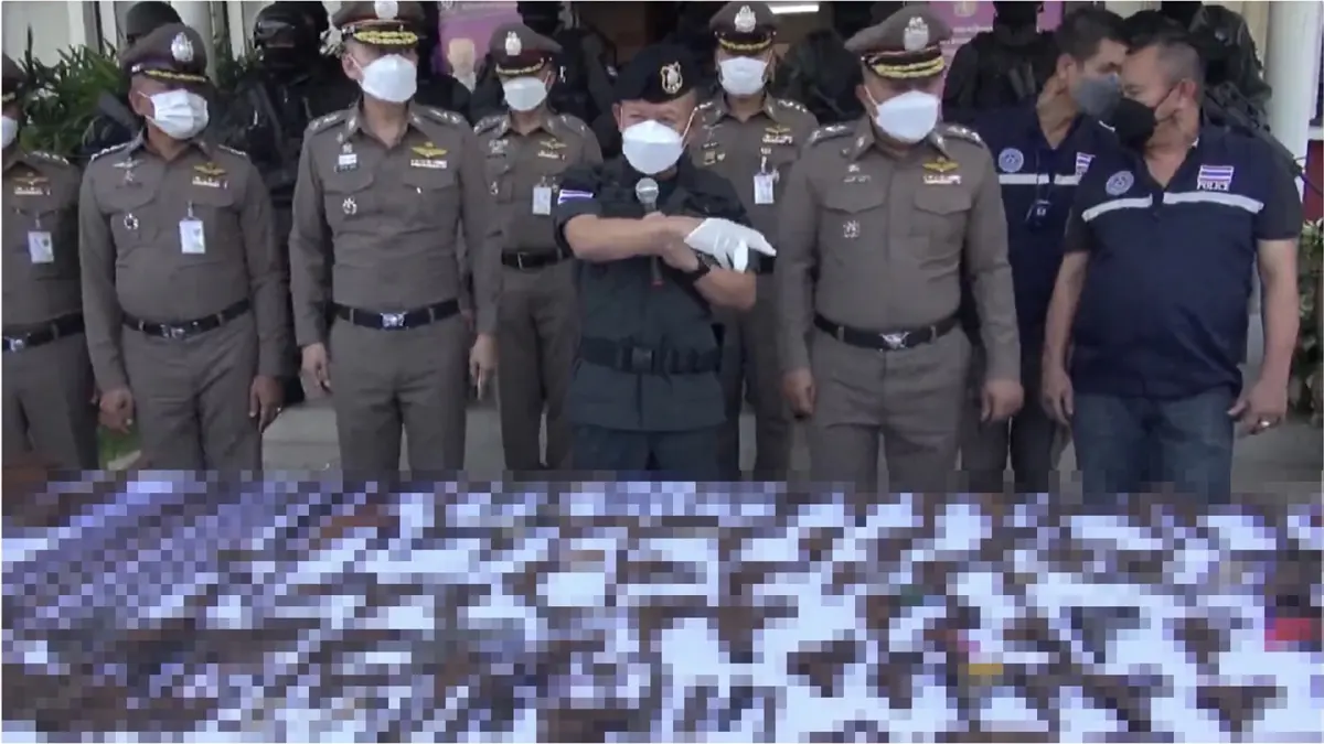 บุกรีสอร์ทจับอาวุธปืนก่อนเลือกตั้งนายก อบต. ยึดปืน 111 กระบอก กระสุน 1,320 นัด