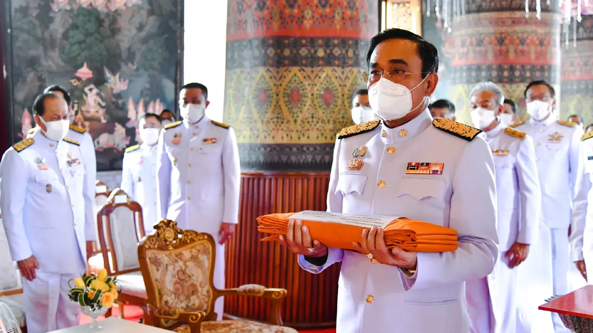 นายกฯนำครม.ถวายผ้าพระกฐินพระราชทานประจำปี 2564 นายกฯนำครม.ถวายผ้าพระกฐินพระราชทานประจำปี 2564