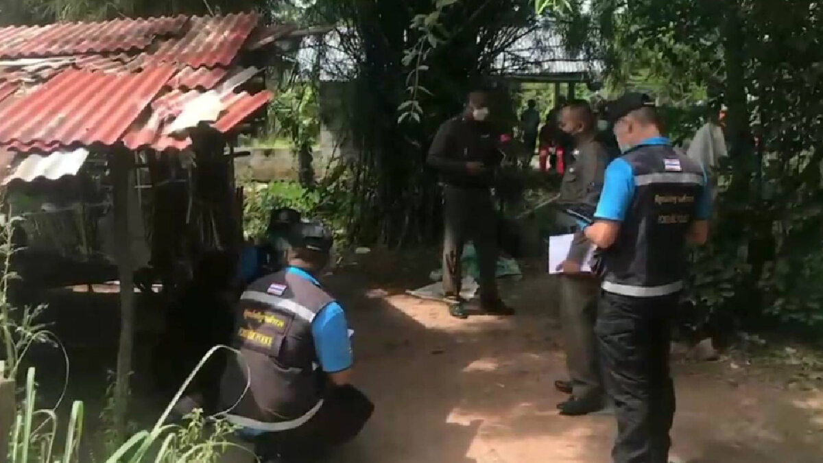 หนุ่มใหญ่ถูกแทงโหดทะลุลำคอดับหน้าบ้านพัก