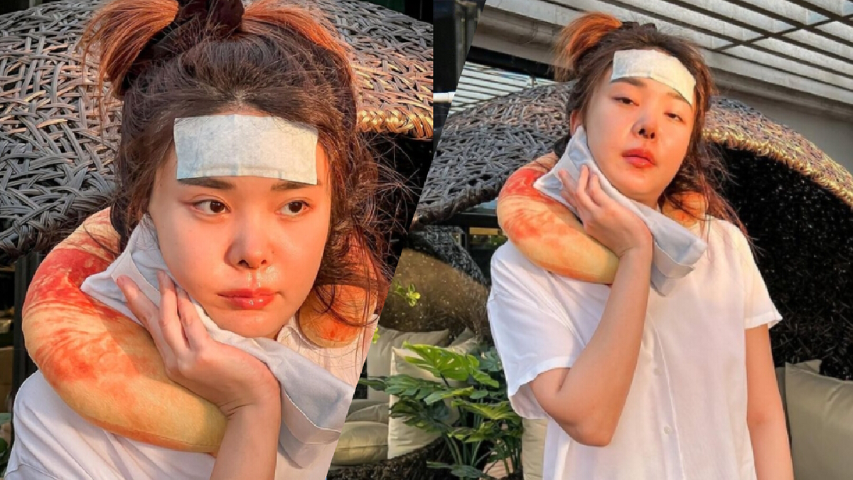 ควรลางาน ! "หญิงแย้ นนทพร" รีวิวสภาพฉีดโมเดอร์นา เข็ม 3 ควรลางาน ! "หญิงแย้ นนทพร" รีวิวสภาพฉีดโมเดอร์นา เข็ม 3