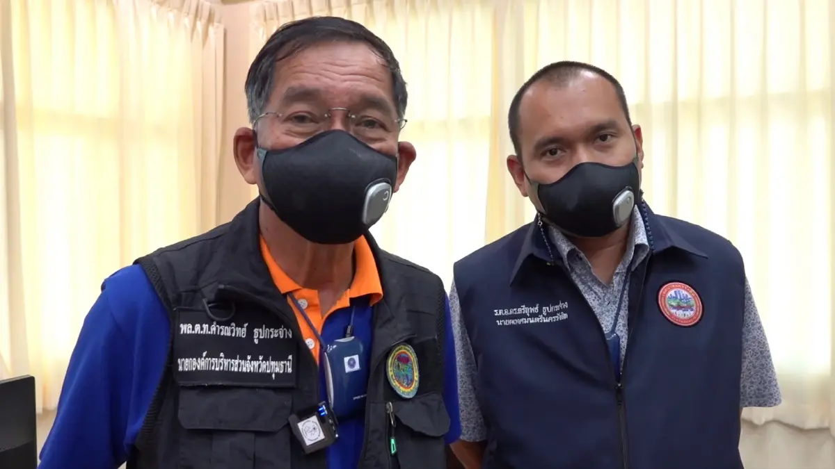 สสจ.ปทุมฯ จับมือ อบจ.พร้อมป้องกันและรักษา ถ้ามีปชช.ติดสายพันธุ์โอมิครอน