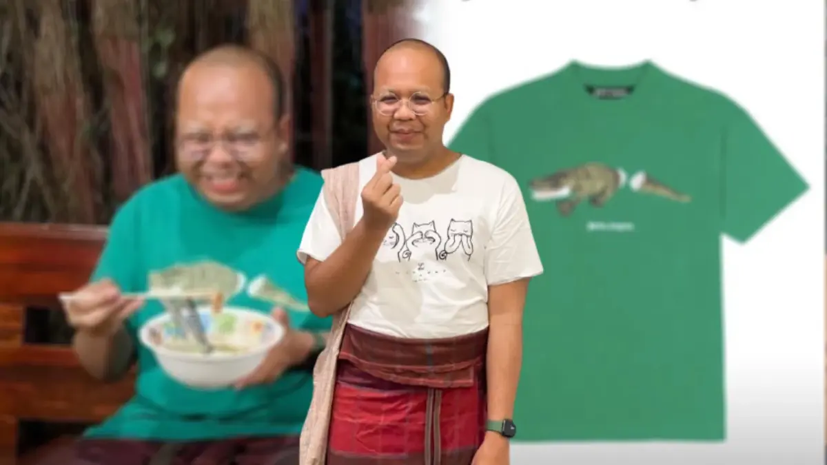 "ไพรวัลย์" เปิดที่มาเสื้อแบรนด์ PALM ANGELS แลกใส่ "นิกกี้" กินหมูกระทะ "ไพรวัลย์" เปิดที่มาเสื้อแบรนด์ PALM ANGELS แลกใส่ "นิกกี้" กินหมูกระทะ