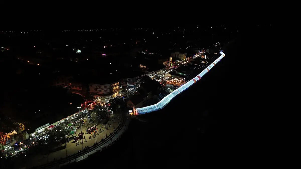 Unseen Nakhon Phanom อุโมงค์ไฟยาวที่สุดในประเทศไทย Unseen Nakhon Phanom อุโมงค์ไฟยาวที่สุดในประเทศไทย