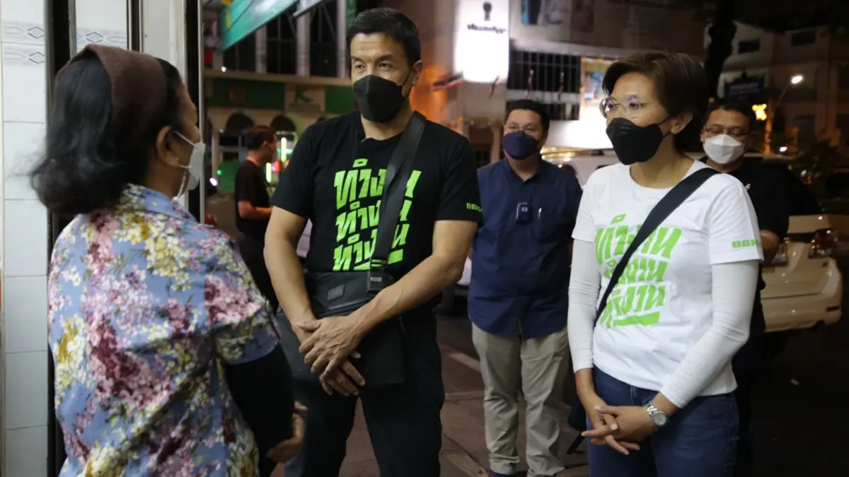 “ชัชชาติ”ควง “ดร.ยุ้ย เกษรา” สำรวจชุมชนคลองบางลำพู-ถนนข้าวสาร