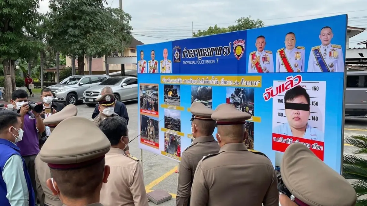 บิ๊กโอ๋ นำทีมคลี่คลายคดี พนักงานสารภาพวางเพลิงประภากรออยล์ สูญ 40 ล้าน