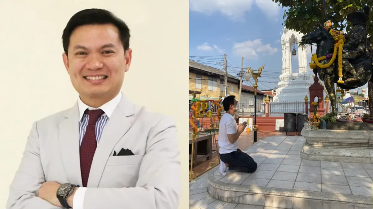 เอาฤกษ์เอาชัย! “ดร.เอ้” สักการะอนุสาวรีย์พระเจ้าตาก