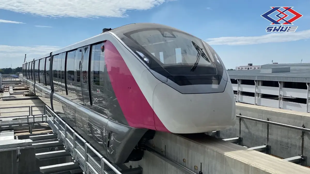 รฟม. ทดสอบการเดินรถ “MRT PINK LINE” รถไฟฟ้าสายสีชมพู ช่วงแคราย – มีนบุรี รฟม. ทดสอบการเดินรถ “MRT PINK LINE” รถไฟฟ้าสายสีชมพู ช่วงแคราย – มีนบุรี
