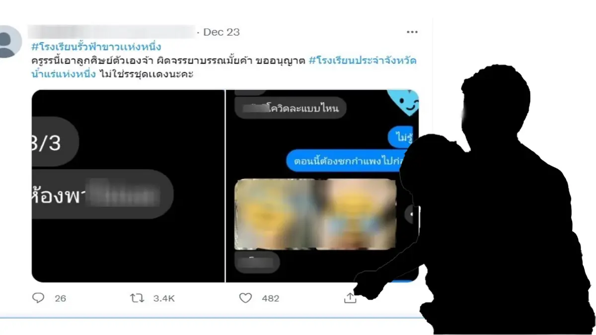 สั่งพักงานครูหื่นชวนนักเรียนสาวมีเพศสัมพันธุ์แลกเกรด