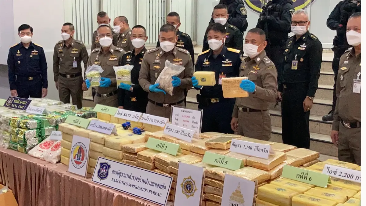 บช.ปส.โชว์ 7 ผลงาน ปลื้มสกัดเครือข่ายม้ง กระเป๋าหนัก