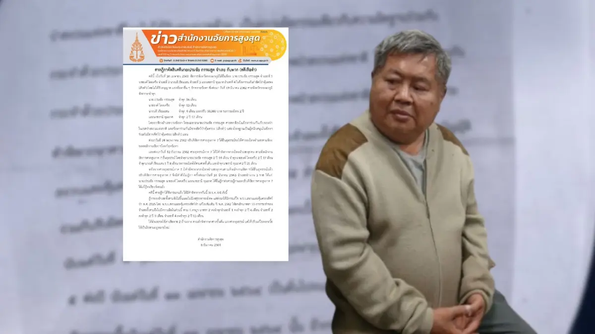 เปิดคำพิพากษาลงโทษจำคุก "เปรมชัย" พร้อมพวก ปิดฉากคดีฆ่าเสือดำ